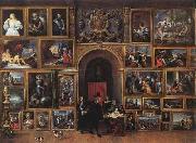 TENIERS, David the Younger Archduke Leopold Wilhelm of Austria in his Gallery fh china oil painting reproduction